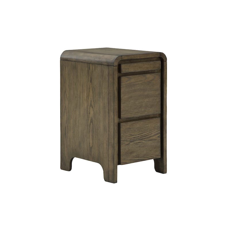 Signature Design by Ashley Jensworth Brown/Beige Accent Table - 14" W x 17" D x 25" H