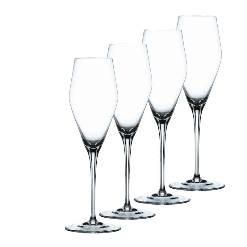 Nachtmann Set of 4 ViNova Champagne Flutes - 9 oz. - 9 oz.