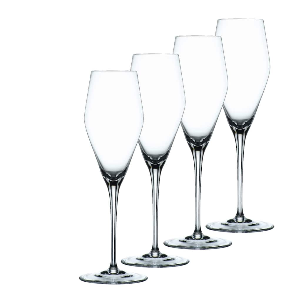 Nachtmann Set of 4 ViNova Champagne Flutes - 9 oz.