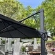 preview thumbnail 9 of 10, MAISON ARTS 12 FT Automatic Hydraulic Cantilever Umbrella Aluminum Pole 360 Degree Rotation