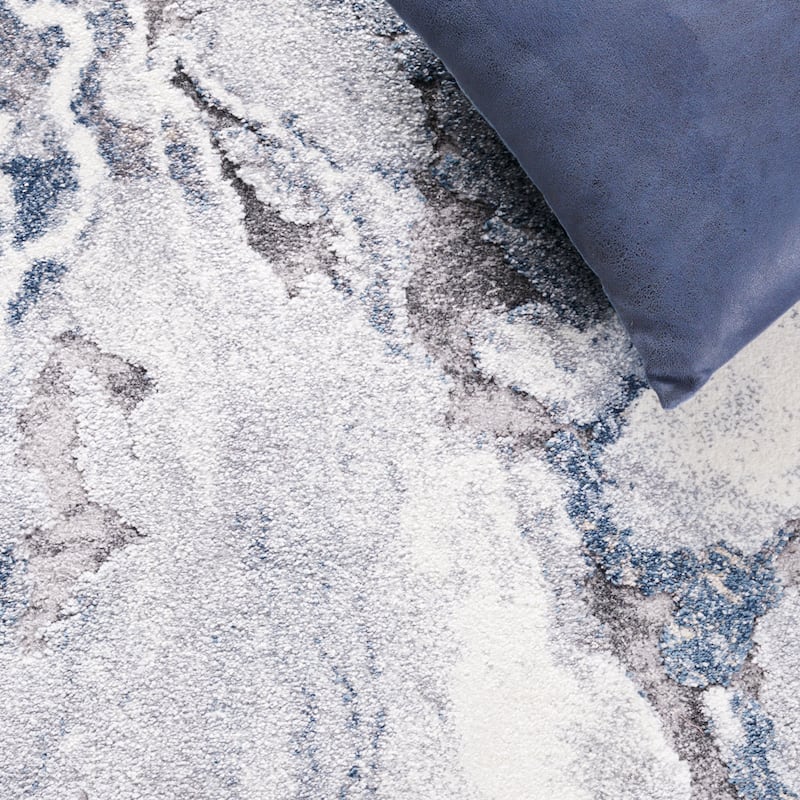 SAFAVIEH Cyrus Shag Kerasoula Abstract 1-inch Thick Rug