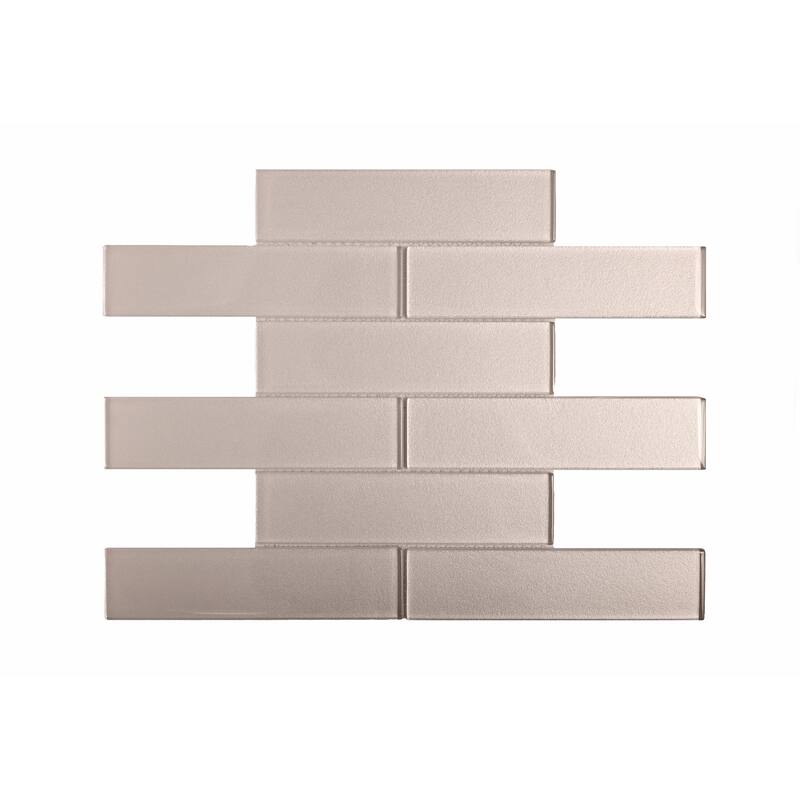 Apollo tile 12" x 12" Cosmos Glossy Lace White Glass Tile (4.83 sq ft/case) - 5 Pack