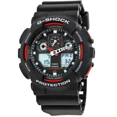 Casio Men's Classic Black Dial Watch - GA100-1A4 - 6 (36)