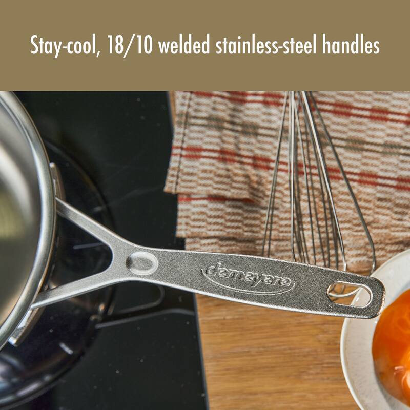 Demeyere Industry 5-Ply 3.5-qt Stainless Steel Essential Pan