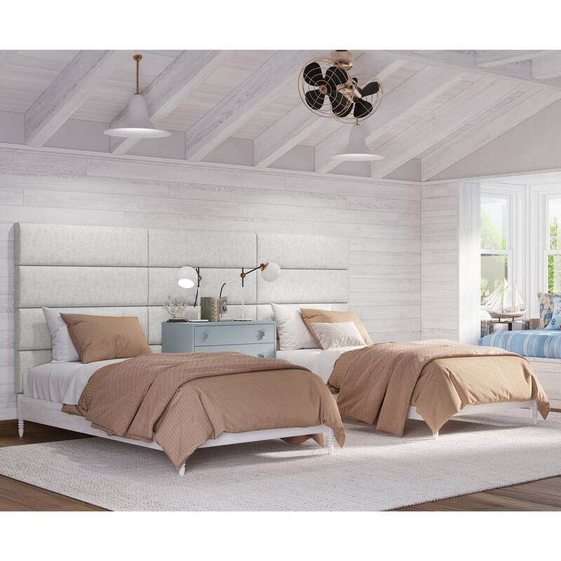 Jaxx Panelist Modern Padded Headboard - Set of 4 Wall Mounted Panels