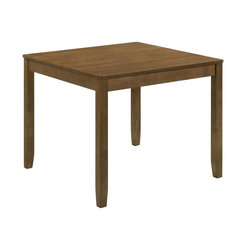 Rowland 5-piece Square Dining Set with - Honey Brown/Black