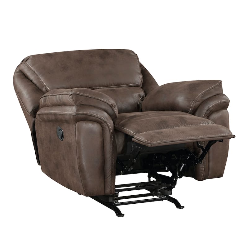 Regina Microfiber Rocker Manual Reclining Chair