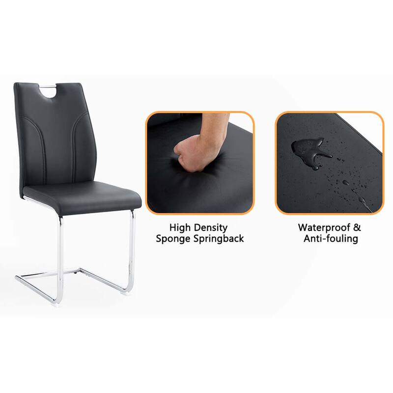 PU Dining Chair Set(Set of 6)