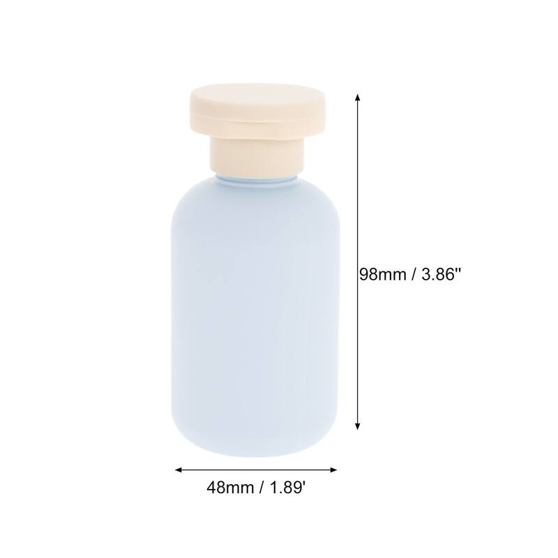Flip Cap Soap Dispenser for Bathroom 1 Pc - Blue