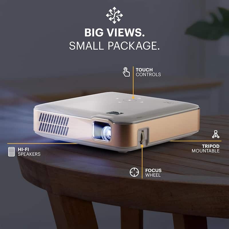 Kodak Luma 400 Smart Projector, HD Portable Pico Projector with Remote, Tripod & Carrying Case