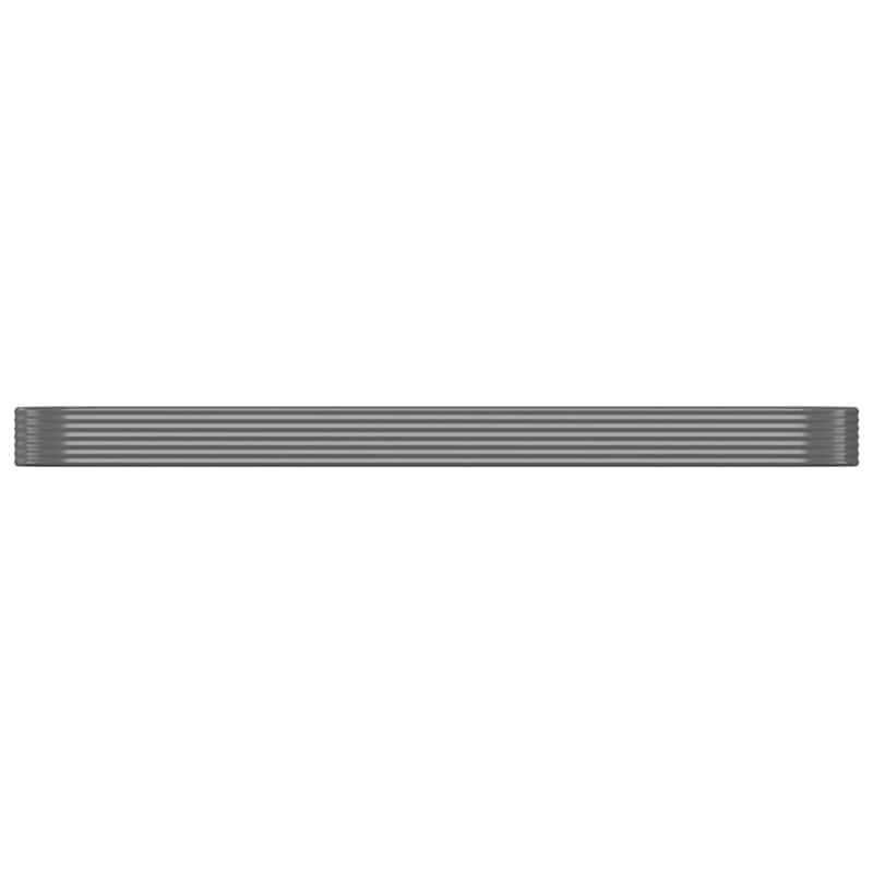 vidaXL Garden Raised Bed Patio Outdoor Raised Planter Box Powder-coated Steel