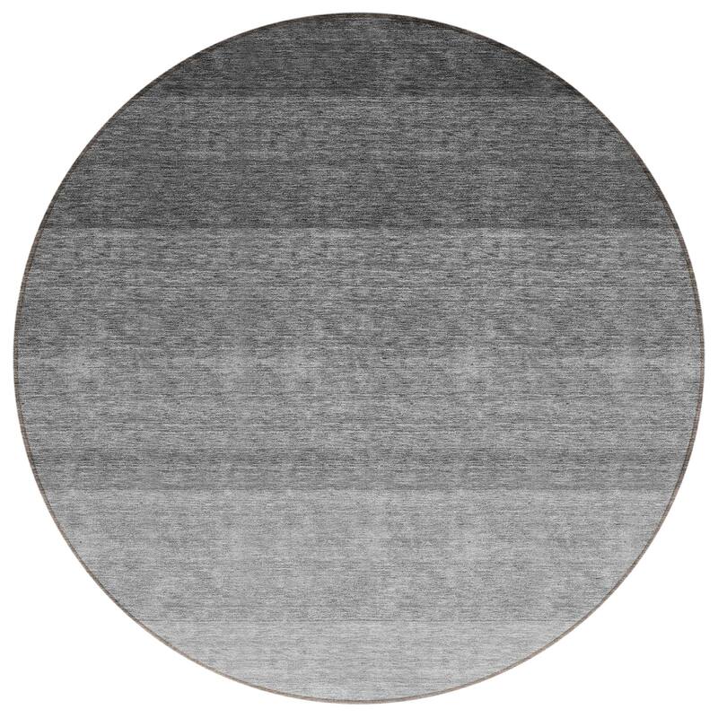 Machine Washable Indoor/ Outdoor Chantille Ombre Solid Rug