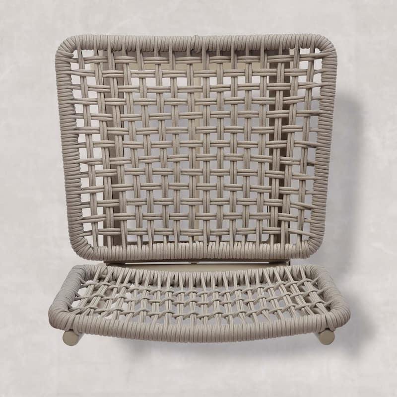 PURPLE LEAF Bar Stools Set of 2 Patio Wicker Bar Height Metal Chairs Boho High Barstools with Back for Garden Outdoor