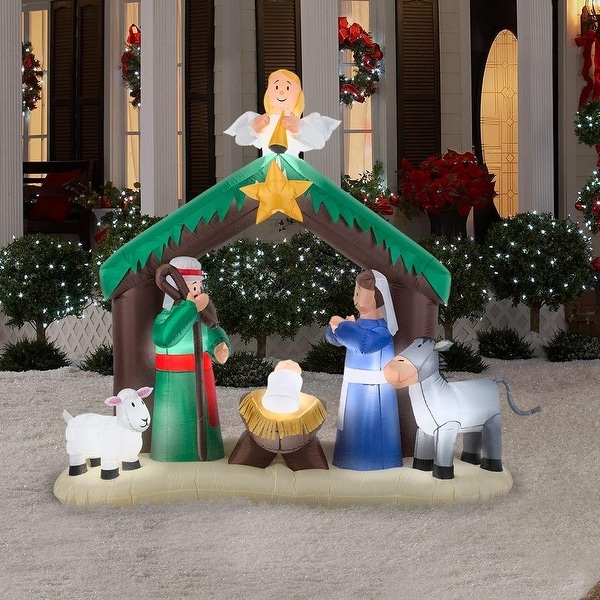 Shop Gemmy 36707 Airblown Inflatable Lights-Up Christmas ...