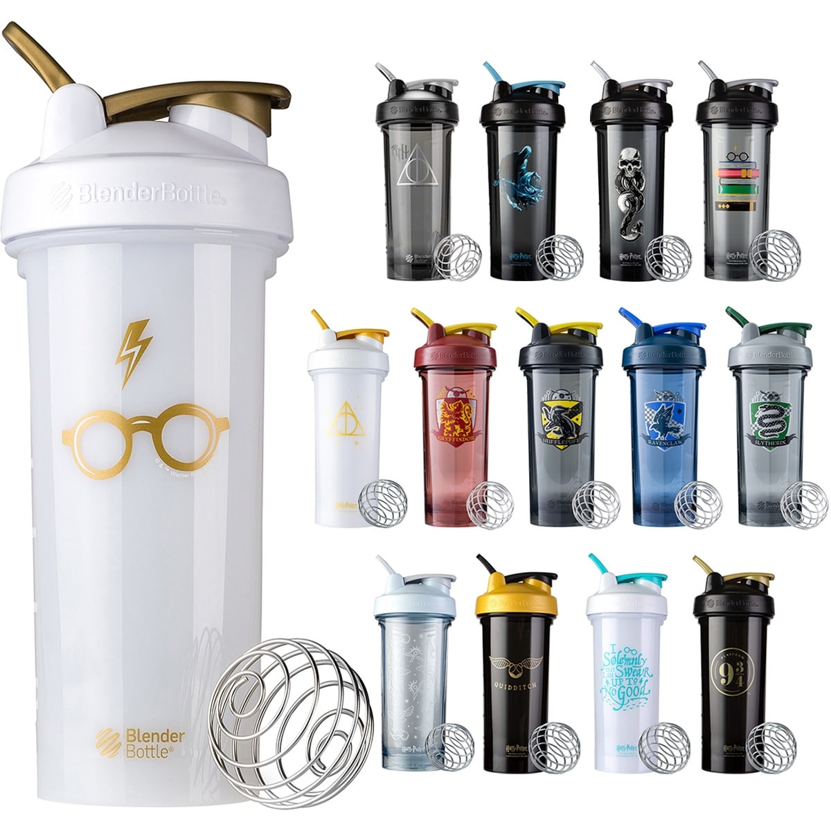Blender Bottle Harry Potter Pro Series 28 Oz Shaker Cup With Loop Top On Sale Overstock 22832979 Harry potter publishing and theatrical rights © j.k. blender bottle harry potter pro series 28 oz shaker cup with loop top