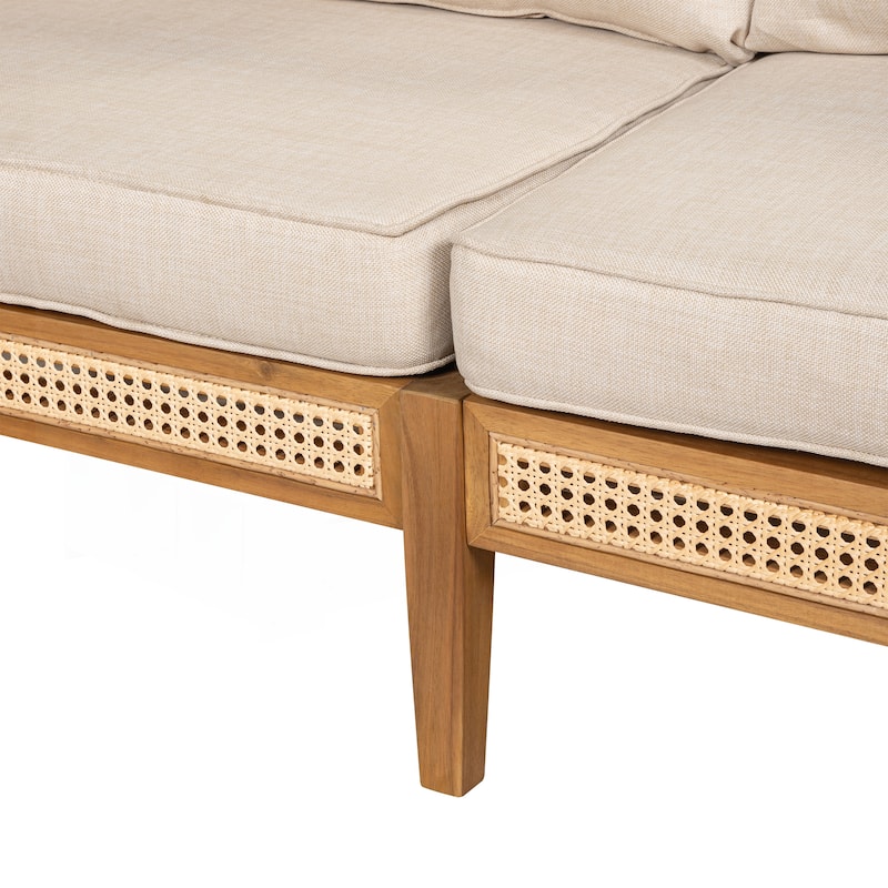 Outdoor Patio Cushioned Sofa