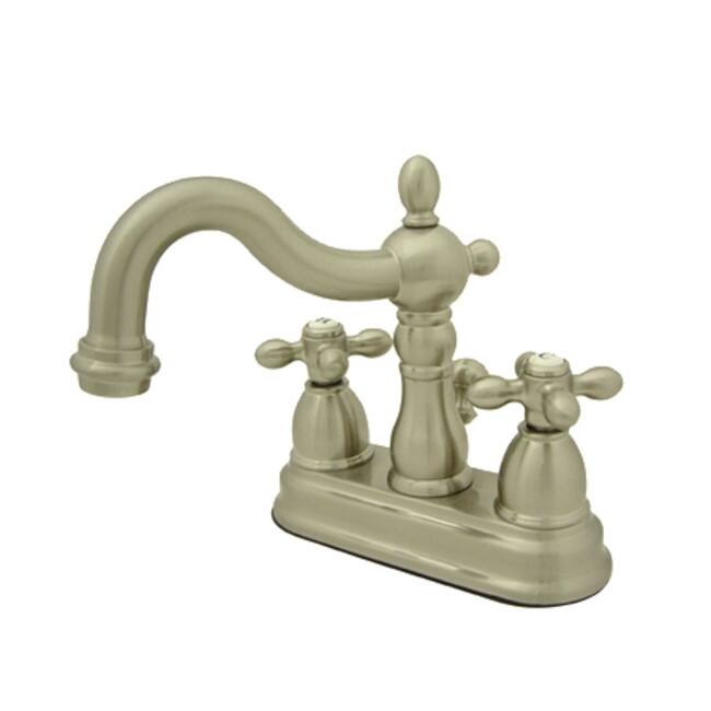 Kingston Brass Heritage Centerset Bathroom Faucet with Brass Pop-Up
