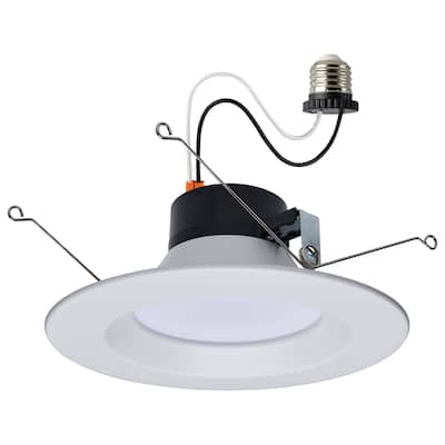 Starfish 11W LED Retrofit Downlight 5-6 Inch RGBTW Round White