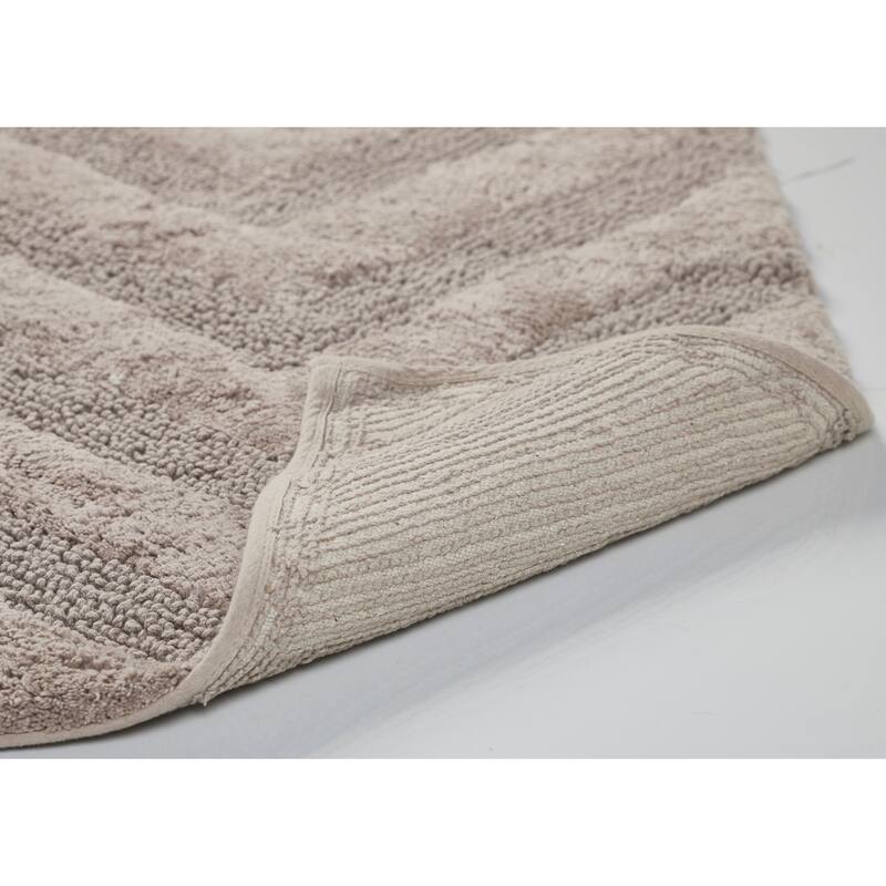 Better Trends Hugo Collection 100% Cotton Tufted Bath Rugs with Chevron Patterns, High Absorbency, Anti-Skid, Easy to Clean