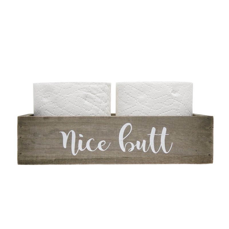 Elegant Designs Three Piece Decorative Wood Bathroom Set