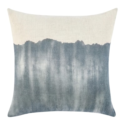 Villa by Classic Home Cora 20" Belgian Linen Hand Painted Throw Pillow
