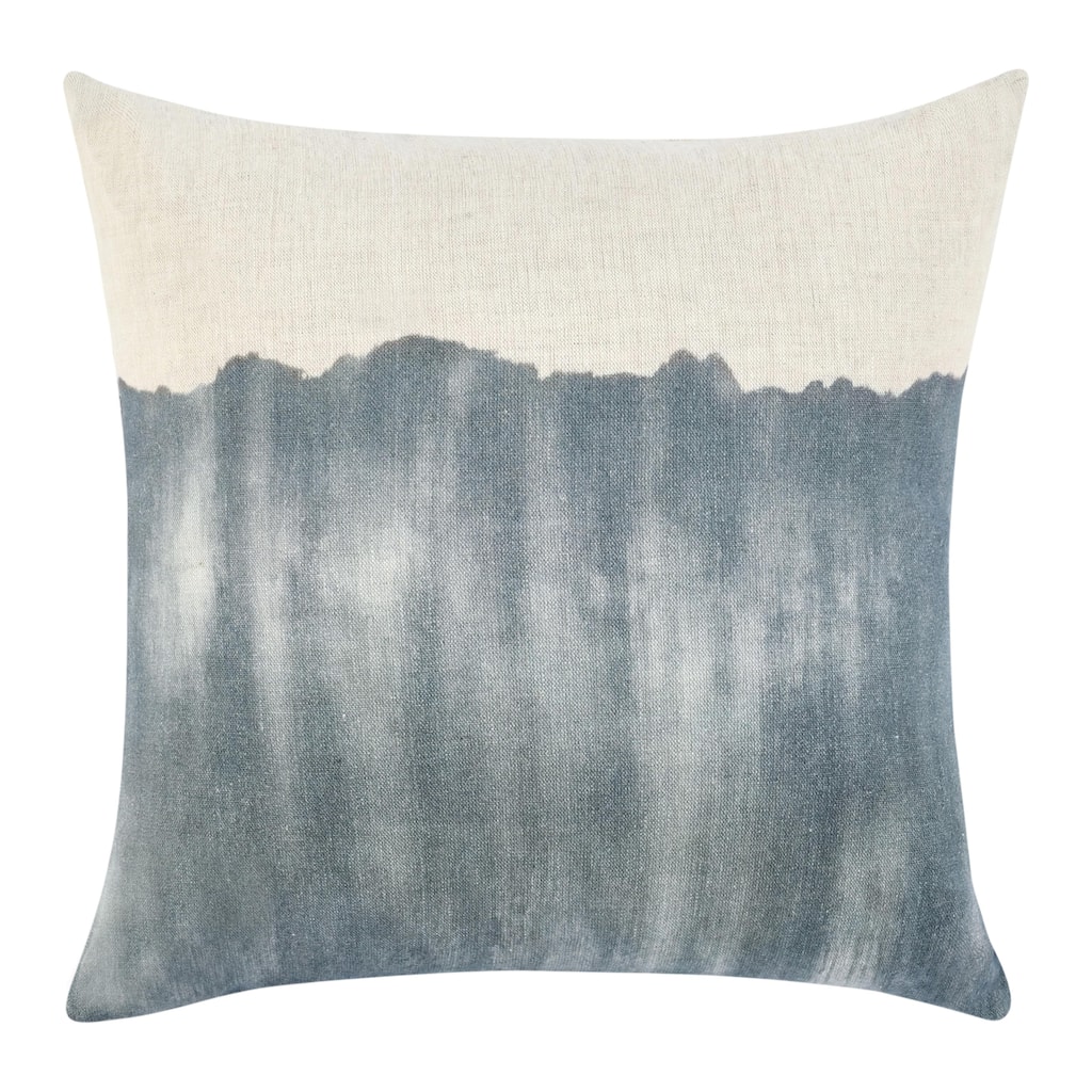 Villa by Classic Home Cora 20" Belgian Linen Hand Painted Throw Pillow