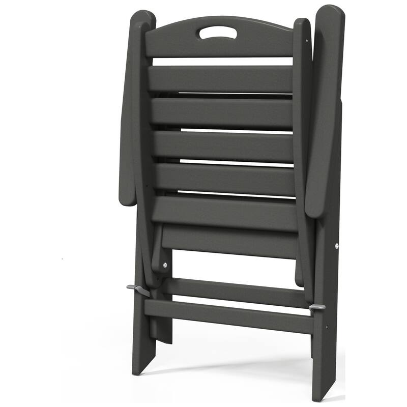 Coastline Patio Folding Highback Dining Chair Set of 2