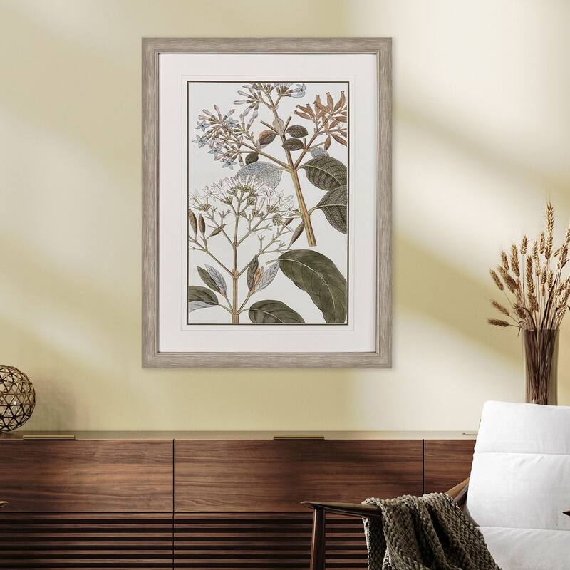 Paragon Flowering Botanical II Framed Art - Plastic