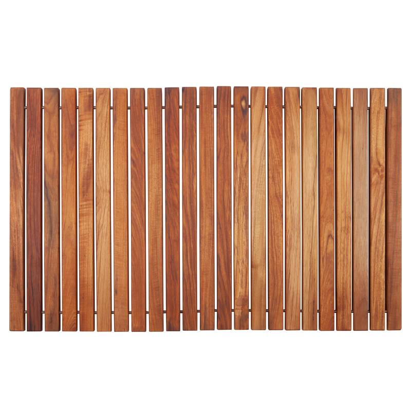 Premium Oiled Teak Wood String Tile 31.4"x19.6" - 31.4" x 19.6"