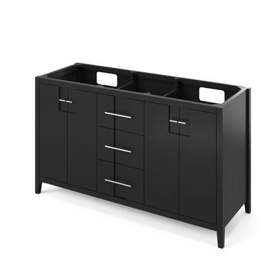 Jeffrey Alexander VN2KAT-60-NT Katara 60" Double Free Standing Vanity