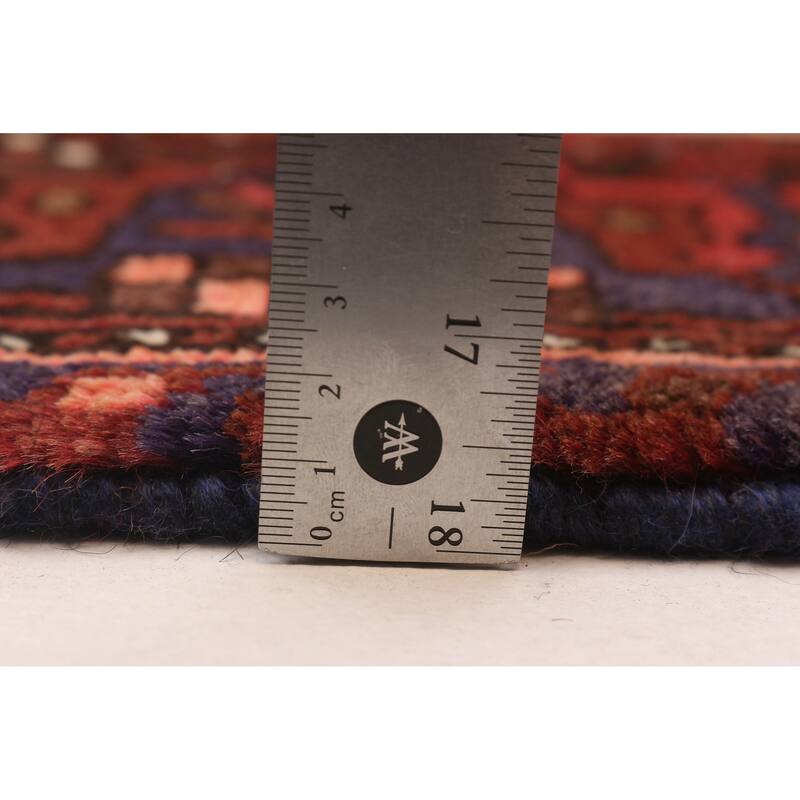 ECARPETGALLERY Hand-knotted Andelz Red Wool Rug - 4'3 x 7'9