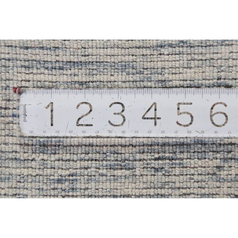 Hand Knotted Oriental 100% Wool Carpet Tribal Animal Pictorial Beige & Ivories Gabbeh Area Rug - 7' 10'' X 5' 2''