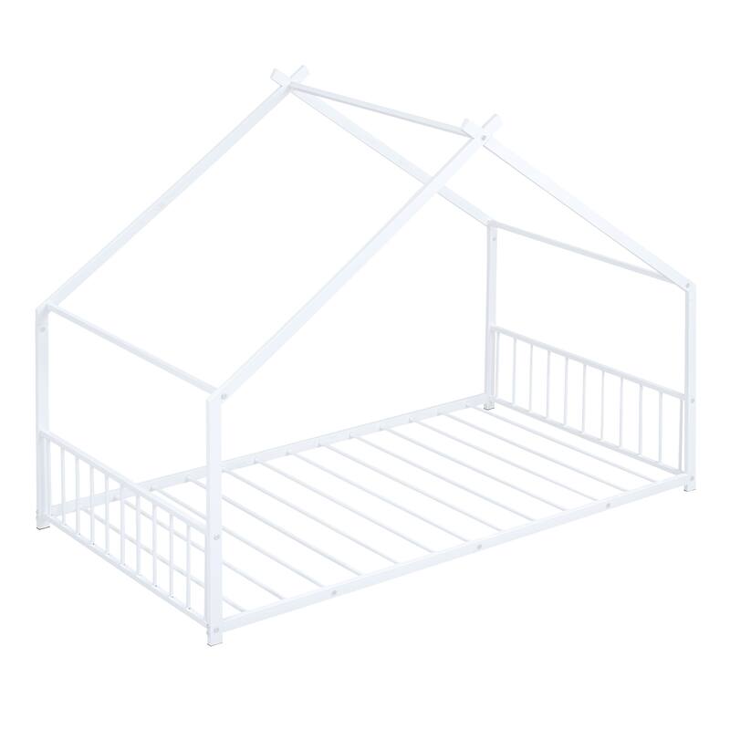 Metal House Bed