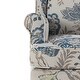 preview thumbnail 37 of 46, Epimethis Traditional Fabric Accent Armchair with Turned Legs by HULALA HOME