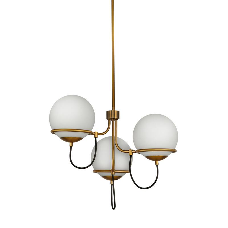 Alora Lighting CH458323 Alba 3 Light 23" Wide Chandelier