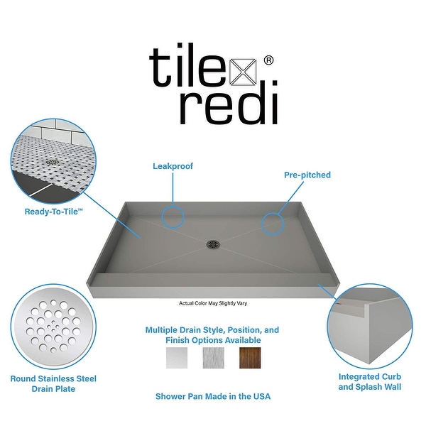 Tile redi online shower bench