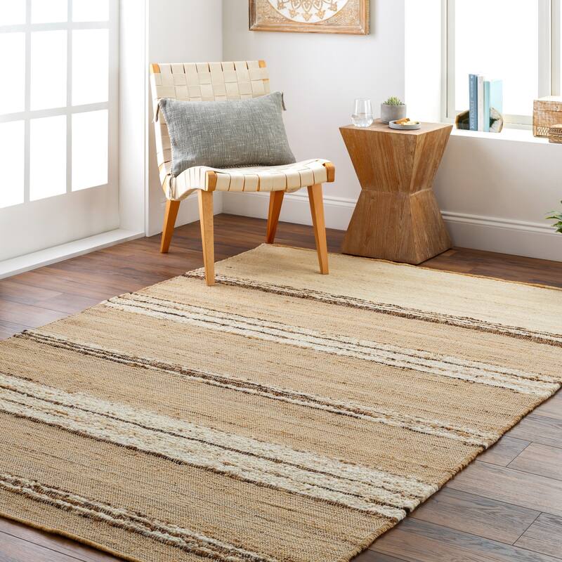 Racheal Nautical & Coastal Area Rug - 8' x 10' - Brown/Tan