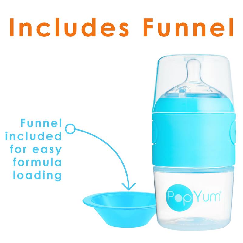 PopYum 5 oz Anti-Colic Formula Making Baby Bottle