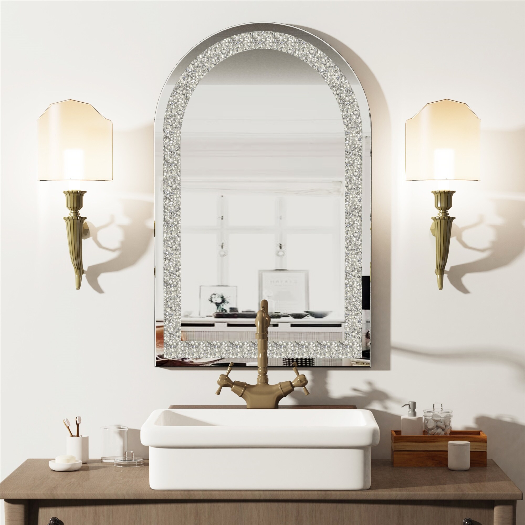 Arched-frame-Wall-Mirror-w-