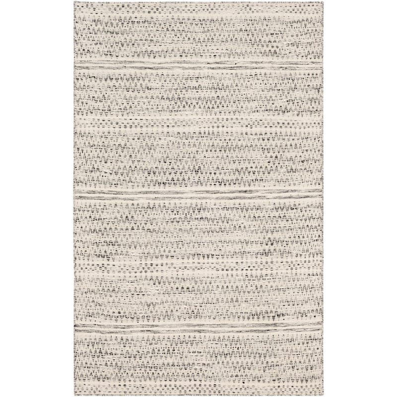 Livabliss Mardin Handmade Farmhouse Wool Area Rug - Grey - 6' x 9'