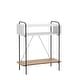 preview thumbnail 8 of 11, Furniture of America Benno Modern 31-inch Console Table with 2 Storage Shelves and Metal Frame Legs