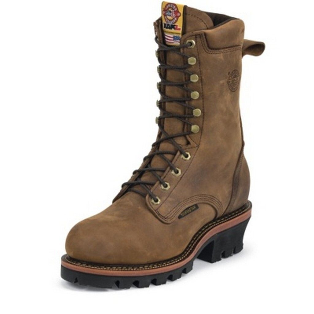 justin jmax steel toe boots