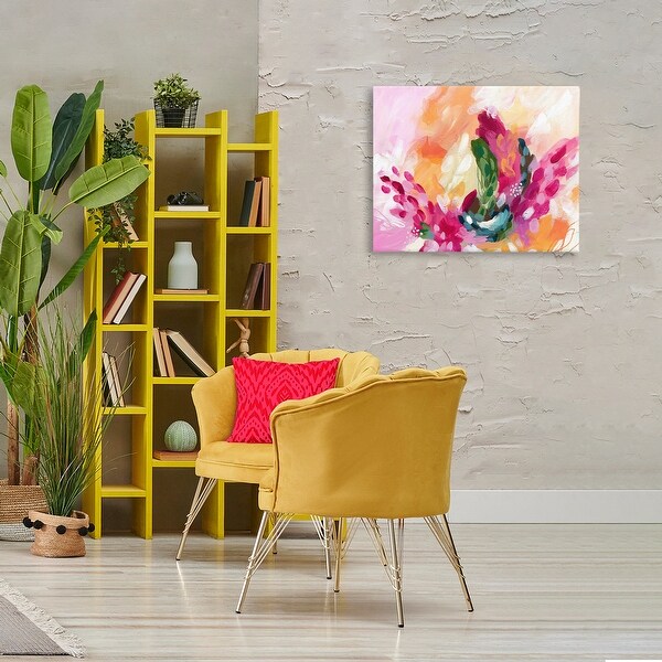Stupell Tropical Punch Abstraction Canvas Wall Art Design By Lisa