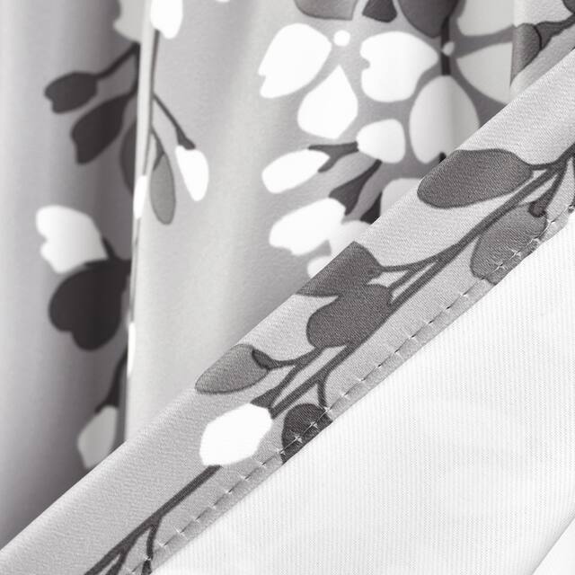 Lush Decor Weeping Flower Room Darkening Window Curtain Valance - 52x18