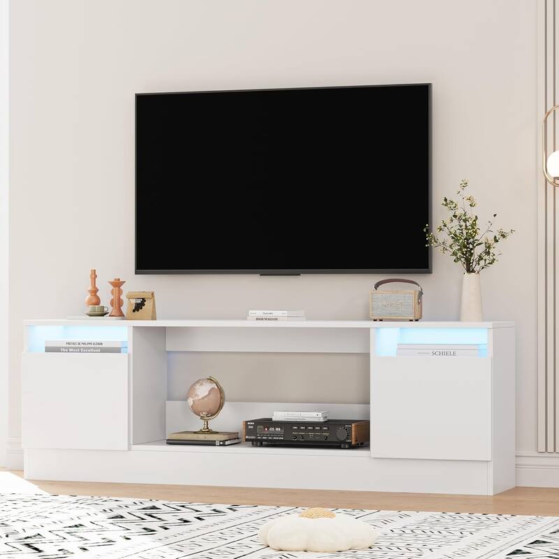 TV Stand Center Cabinet With Storage Place for TV Up to 75"