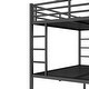 preview thumbnail 10 of 16, Metal Bunk Bed - Space-Saving Design for Teens and Adults