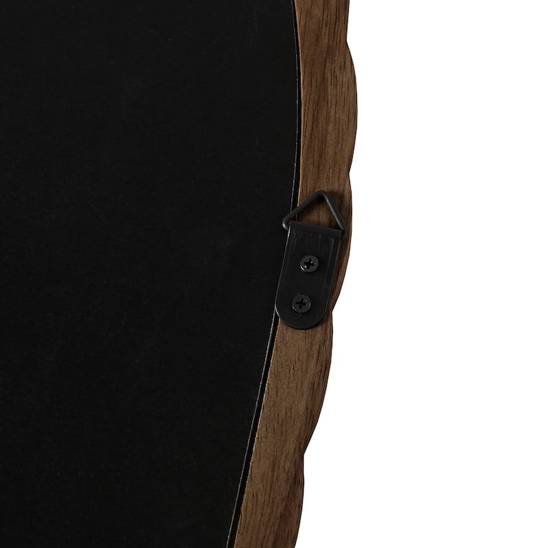 Madison Park Montra Arched Braided Wood Wall Mirror - N/A