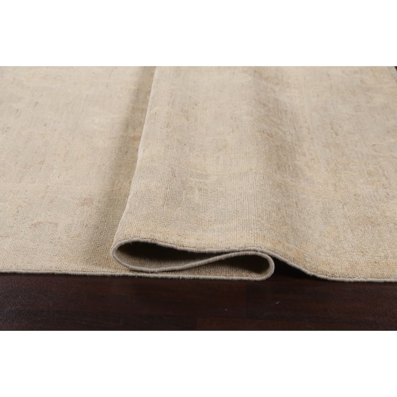 Vegetable Dye Muted Oushak Turkish Oriental Area Rug Wool Hand-knotted - 8'0" x 10'1"