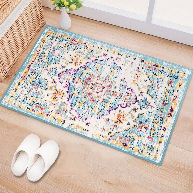 The Curated Nomad Sunset Traditional Vintage Bohemian Rug