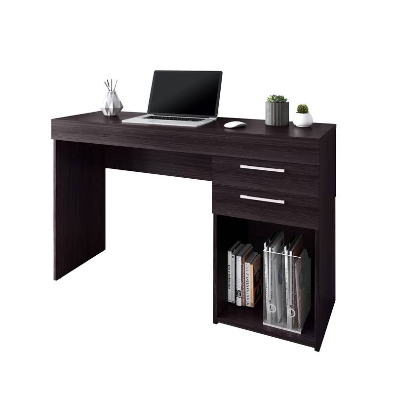 Home Office Workstation with Storage, Espresso